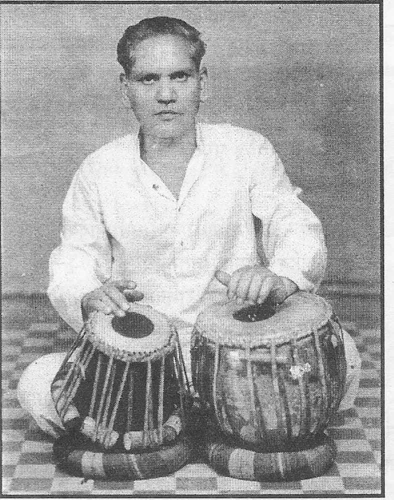 Late Pt. Prabhakar Chari at the tabla